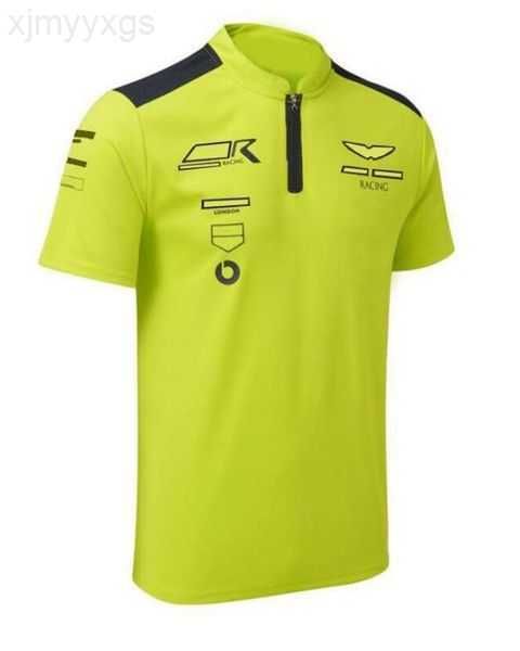 

f1 racing polo shirt downhill short-sleeved casual sports t-shirt polyester quick-drying suit can be customized 3gyve, White;black