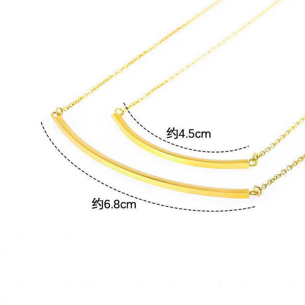 

designertiffy smile necklace titanium steel plated with 18k rose gold large and small smooth face full of diamonds pendant collarbone chain, Black