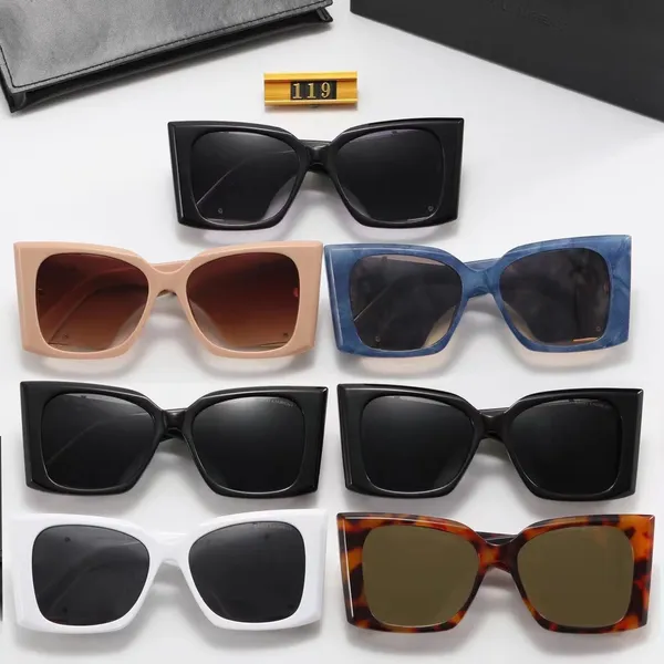 

2023 new fashion sunglasses cat-eye large frame high appearance level anti-radiation high-end sunglasses, White;black