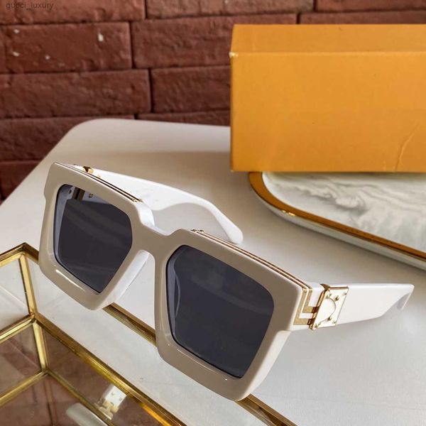 

luxury 20231.1 millionaires sunglasses for men women full frame vintage designer millionaire 1.1 sunglasses men millionaire black made in it, White;black