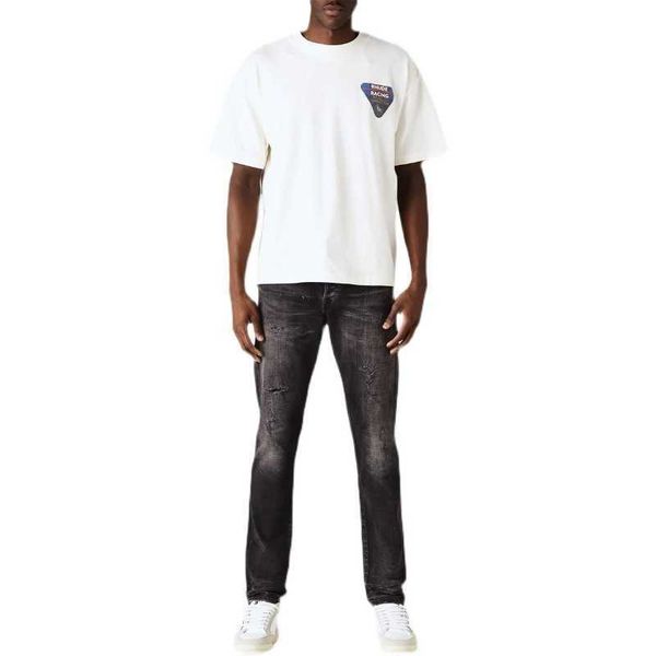 

designer fashion clothing tees tshirts 2023 spring summer new rhude commemorative letter printing loose relaxed t-shirt men women cotton st, White;black