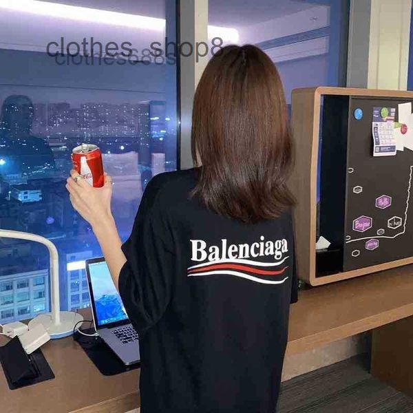 

men's shirts designer bbalengs t shirt sweaters couple trendy short sleeved women's s loose wave print men's bottomed sleeve, White;black