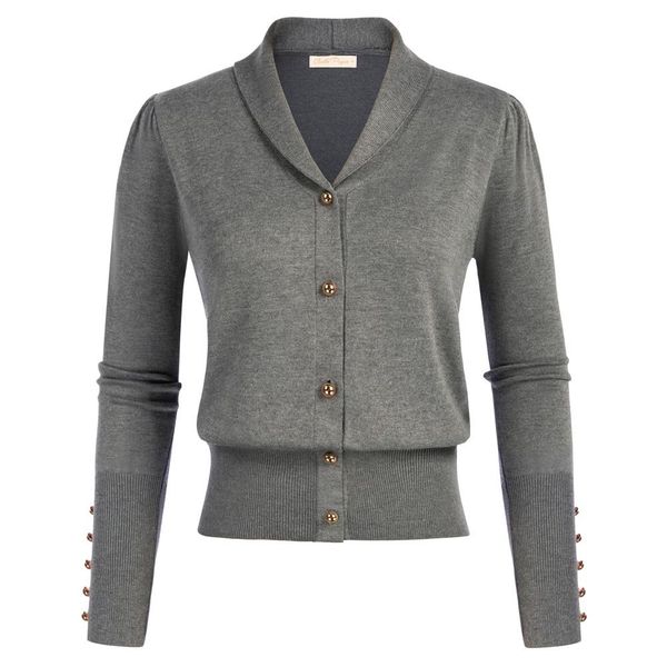 

sweaters belle poque long sleeve buttonup knitwear women vintage v neck shawl lapel cardigan sweater solid soft coat autumn knitwear a30, White;black