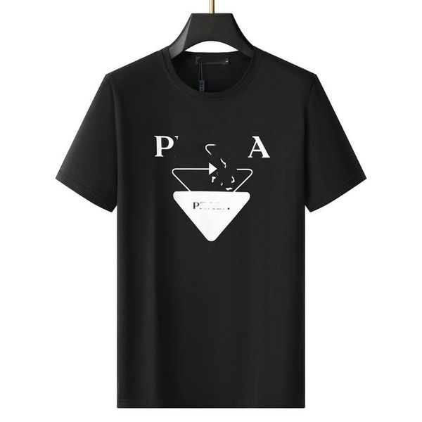 

cotton belt summer men's wear designer casual men's t-shirt letter printing short-sleeved shirt luxury street short-sleeved clothe, White;black