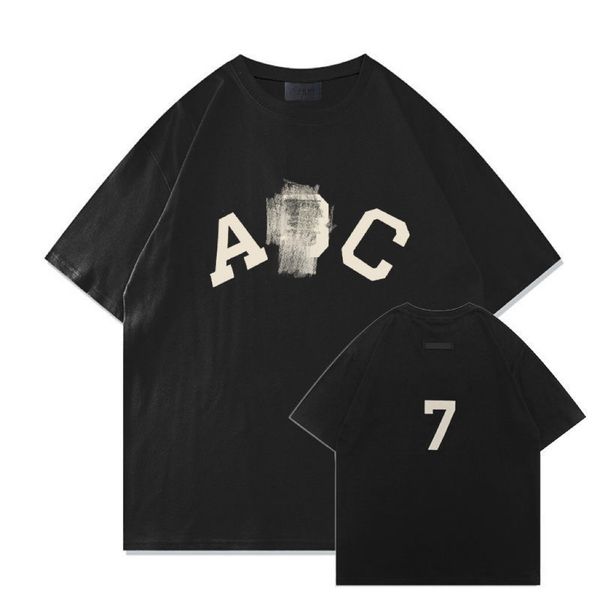 

brand the printed shirts 197 essen classic t shirt mens and womens hip hop fog summer breathable high street cotton loose, White;black
