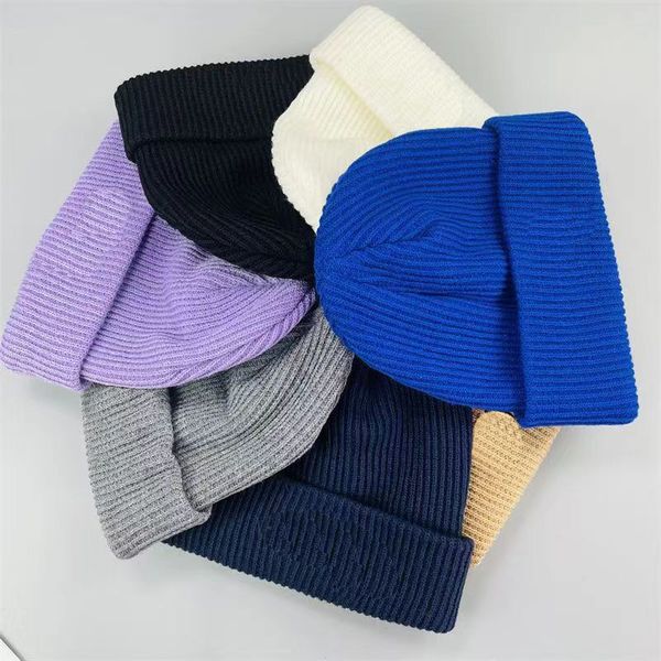 

Wool Hat Beanie Designer Beanie Fitted Hats Warm Winter Hat Christmas Hats Bonnet Hat Bucket Hat Cap Knitted Hat Skull Caps Wool Hat Head Wear, Black