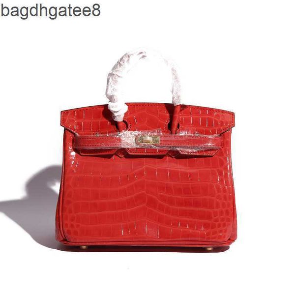 

burkin leather classic large fashion 2023 bags woman bag capacity alligator women's crocodile birkin totes single shoulder handbag 5rjm