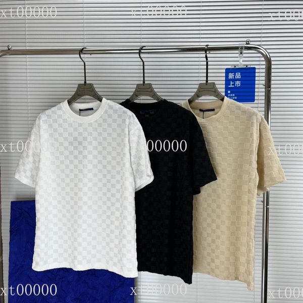 

23ss designer letter printed t shirts tee sweatshirt fashion high street short sleeves summer casual t-shirt breathable men women 243p, Black;brown