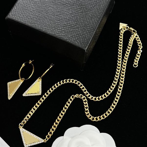

pendants designer necklace for woman designers gold earrings womens luxury ear studs neckwear chains sets brand jewelrys259s, Silver