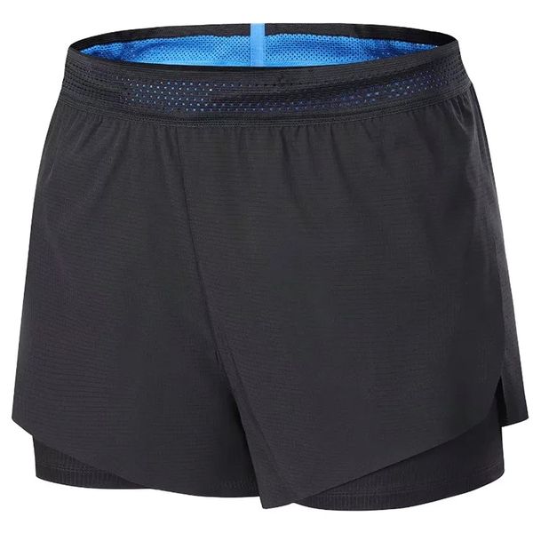 

men's shorts running shorts men marathon jogging track and field quick dry gym sport shorts fitness workout shorts men sports short pan, White;black