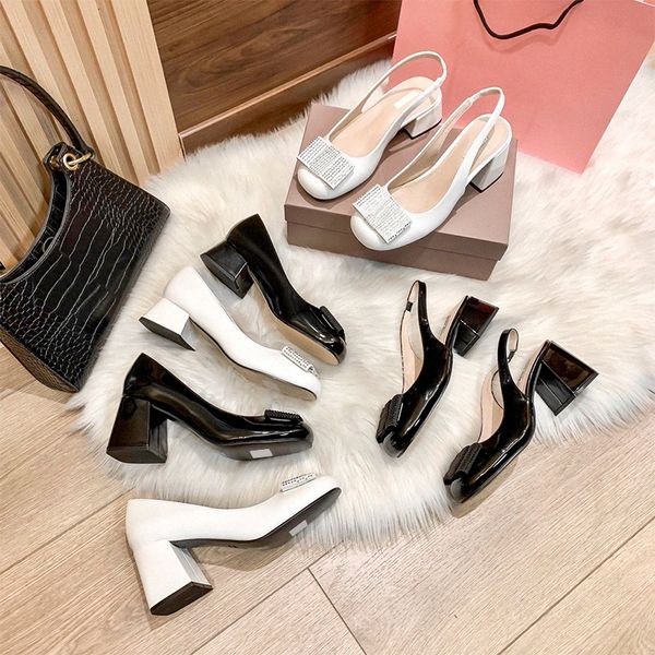 

womens dress shoes crystal bowknot satin summer lady shoes genuine leather high heels party prom shoe size 34-40 d01j#, Black