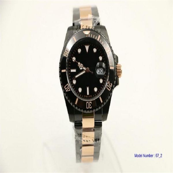 

any watch style sellgood 116613 watch man automatic black gold stainless steel black dial man watch264v, Slivery;brown