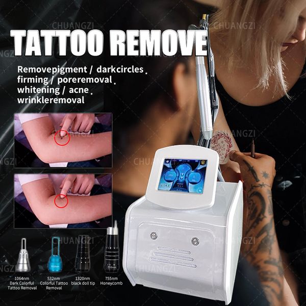 

super picosecond nd yag q switched laser machine tattoo removal picolaser carbon laser peel beauty equipment, Black