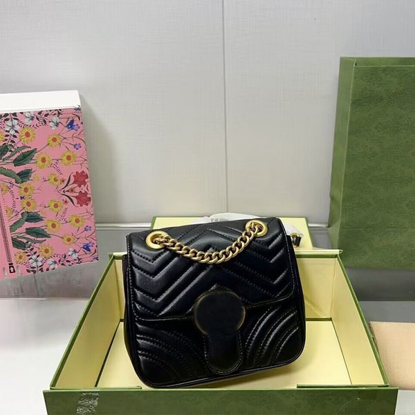 

designer bags handbag cross body bag women fashion shoulder bags 2 gs marmont classic tote chain cosmetic lady messenger vintage small walle