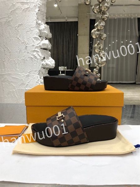 

2023 new designer fashion women's sandals slippers leather shoes luxury atmosphere high quality, Black