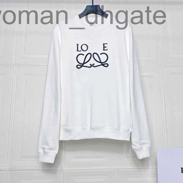 

men's hoodies & sweatshirts designer luxury loes classic stylish versatile for men and women autumn winter new letter embroidery nj26, Black