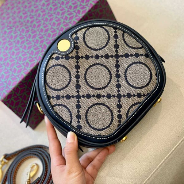 

letter shoulder bag tbbag round cake bun women designer bag ladies classic circle pattern purse handbag womens clutch female cross body wall