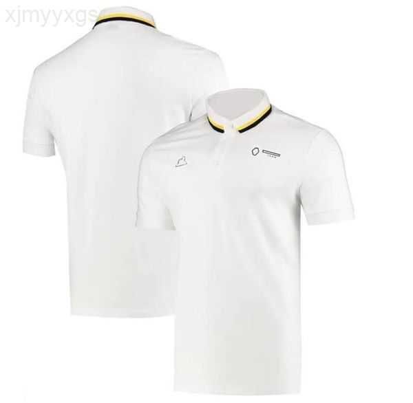 

2021 f1 formula one joint car series racing suit summer short-sleeved t-shirt lapel polo shirt quick-drying breathable large size customizat, White;black
