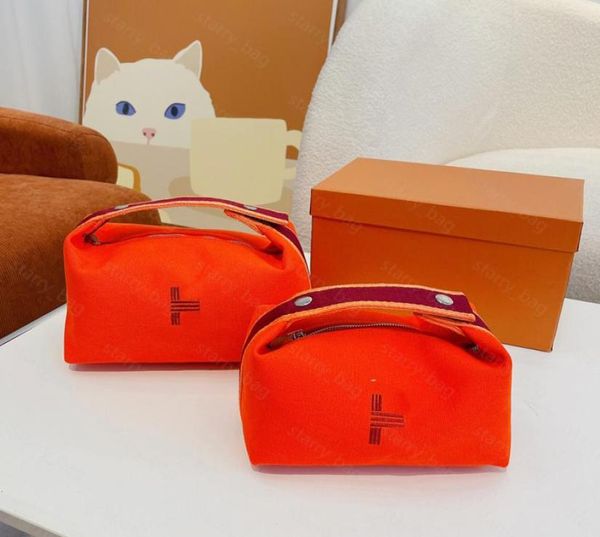 

canvas travel pouch designer cosmetic cases women luxurys designers makeup bag small clutch bags make up case h luggage pouches tr2226694