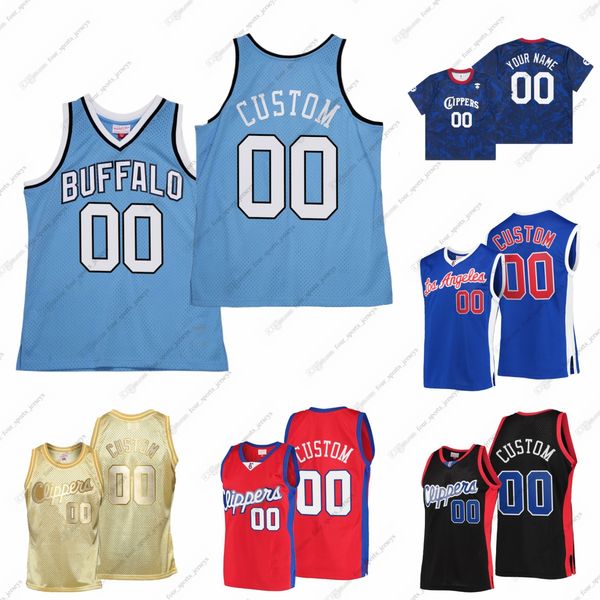 

custom 1999 retro mitchell and ness basketball jersey chris paul blake griffin elton brand danny manning bob mcadoo randy smith world b. sti, Black;red
