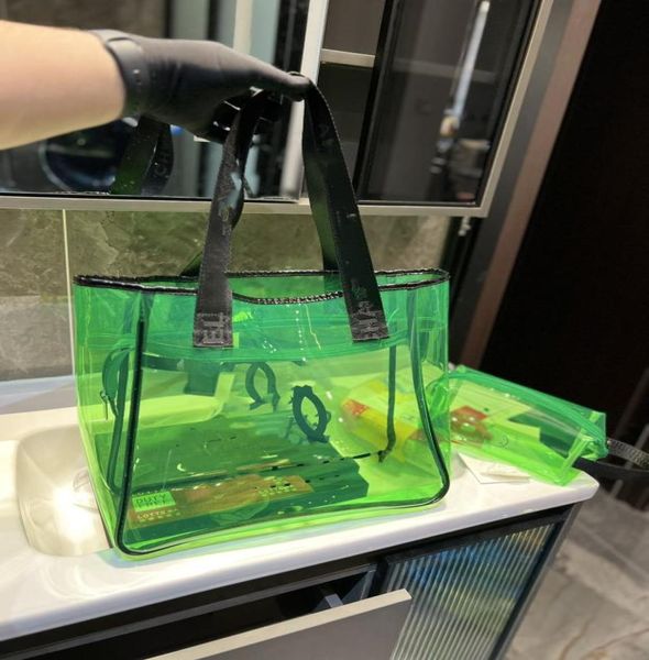 

2023 laser tote bags highend shopping bag girls handbag fashion trend jelly summer new fashion handbags beach luggage cross body 9187505