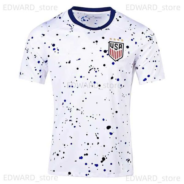 

2023 uswnt 4 stars women soccer jerseys kids kit usmnt 22/23 maillot de football shirts player version 2022 women's training world cup, Black