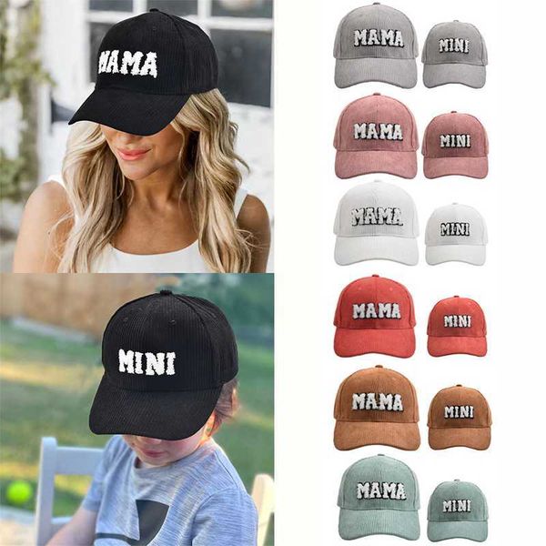 

ball caps novo outono inverno mama mini carta veludo bons de beisebol para as mulheres criana cor slida ajustvel pai chapu dia das mes snapb, Blue;gray
