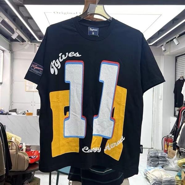 

mens tshirts springsummer fashion brand n retro high street 11 crack glue printing shortsleeved tshirt man 230420, White;black