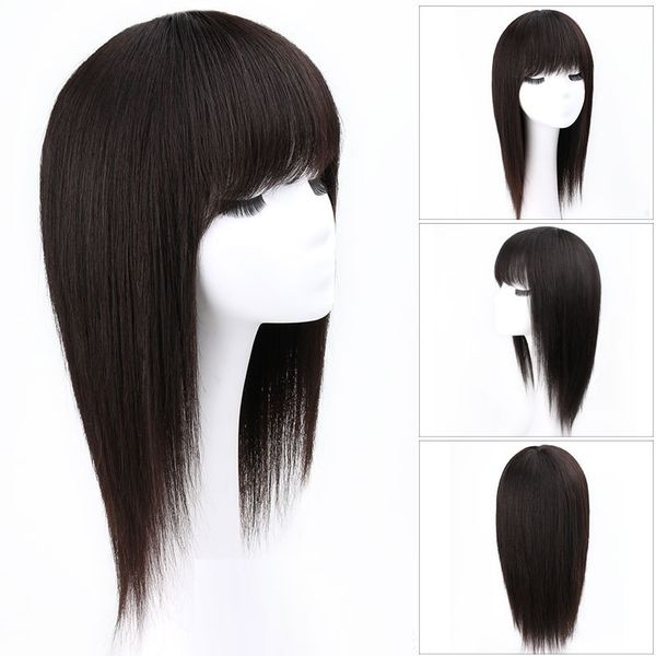 

fashion layered straight full wig for women, hand tied whirl wigs brown 14", 18", Black;brown