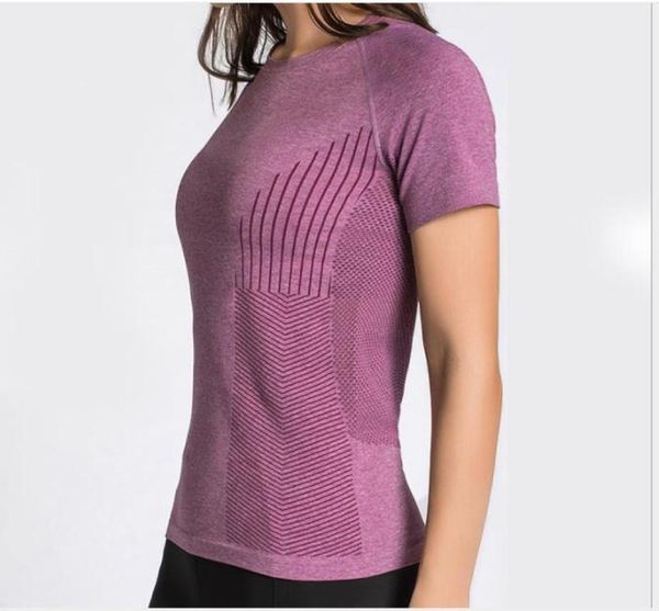 

summer new breathable mesh tshirt for women running yoga jacket fitness training sports short sleeves5137562, White;black