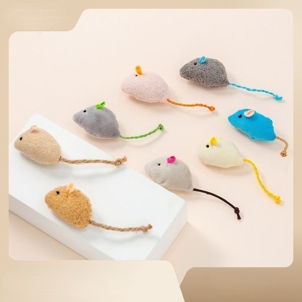 

Cat Toy Interactive Toy Plush Mouse Shaped Toy catnip toys