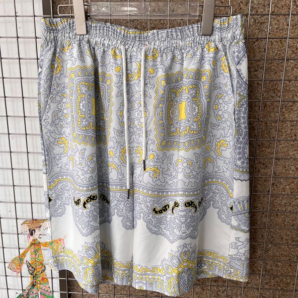 

23ss shorts men women summer hawaii casual shirts set