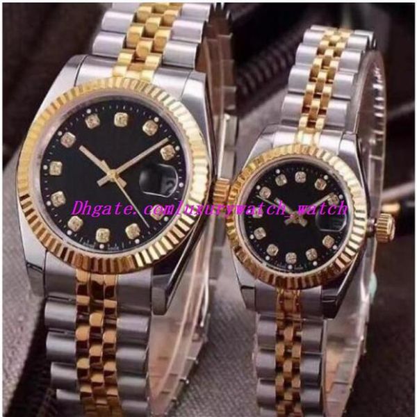 

2021 luxury watch mens womens lovers couples style 28mm 36mm classic automatic movement mechanical lady wristwatches302y, Slivery;brown