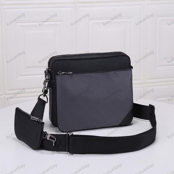 

men's messenger bagsl69 luxury designer bags 443 2021 postmanbag classic three - piece cross - body bag owner re274f