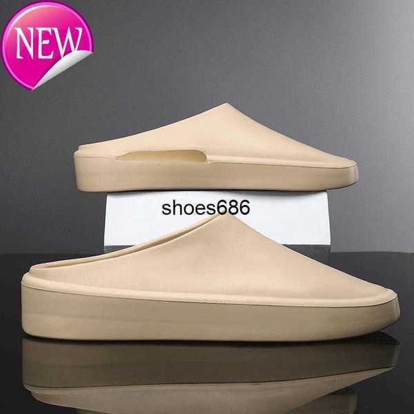 

slippers fashion slippers men fog slip on and women wear lovers' ins casual, Black