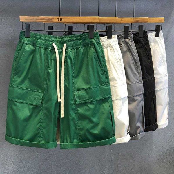 

luxurys botega designer womens shorts veneta pants mens high order ice cotton cool and thin style trendy brand green work shorts casual pant, Black
