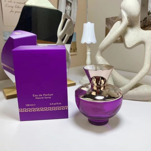 

designer perfume for women men spray parfum purple pour 100ml long lasting time smell high fragrance quality