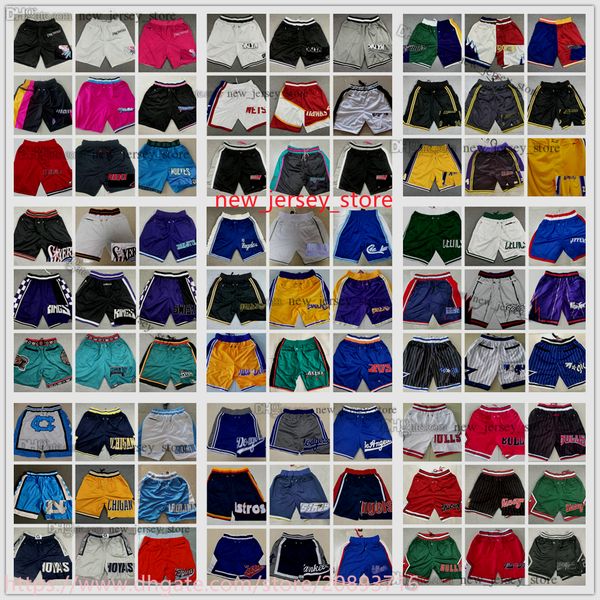 

just don xs-xxxl basketball pocket shorts hip pop pant with pockets zipper sweatpants blue white black red green purple short stitched quali