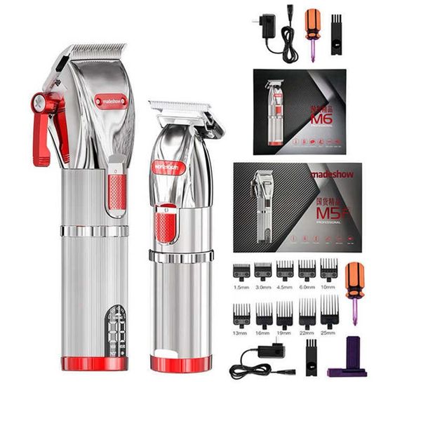 

scissors shears madeshow m5 m6 hair clipper professional hair trimmer for men cordless haircutting machine trimmer bar175z