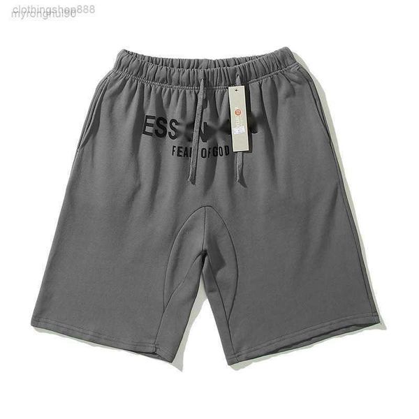 

men's shorts double thread fog silicone letter high street trendy pure cotton and capris ins u2ur e0r2, White;black