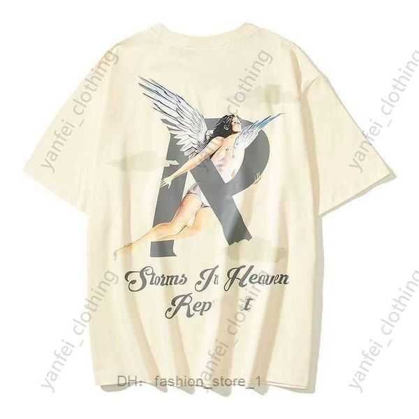 

men's t-shirts 2023 summer mens designers represents t shirts loose popular in the uk fashion brands cotton shirt graphic printing tee, White;black