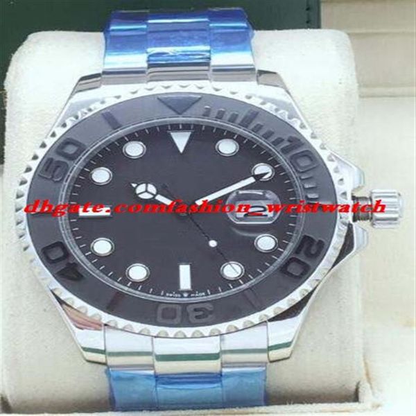 

new luxury watch 43mm crown 226659 mens 18k white gold rubber new 2019 model unworn automatic fashion men's watches wristwa284c, Slivery;brown