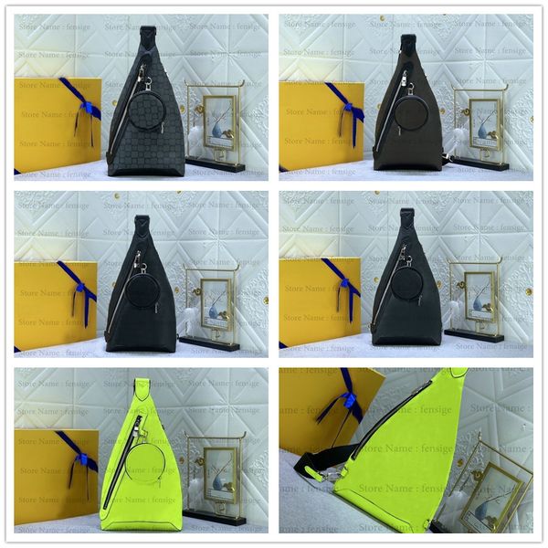 

mens duo chest luxurys designers bags monograms leather crossbody trend shoulder bag cross body wallet cowhide classic backpack for men m303