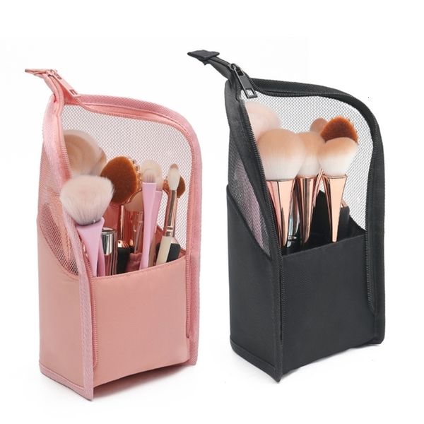 

cosmetic bags cases travel makeup brush portable holder organizer waterproof stand-up pouch zipper toiletry 230421