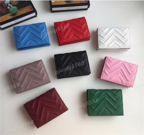 

9a men039s women039s leather zipper short wallet letter multicolor wallet women039s fashion wallet with gift3835109, Red;black