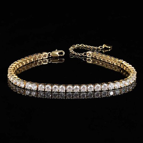 

4mm thick women's anklet round zircon tennis chain bracelet anklet 8 5 whole2502, Red;blue