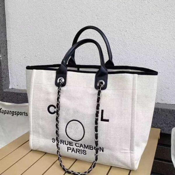 

women's luxury channel fashion beach bags handbags brand canvas packs embroidered women evening bag big handbag designers large pack ba