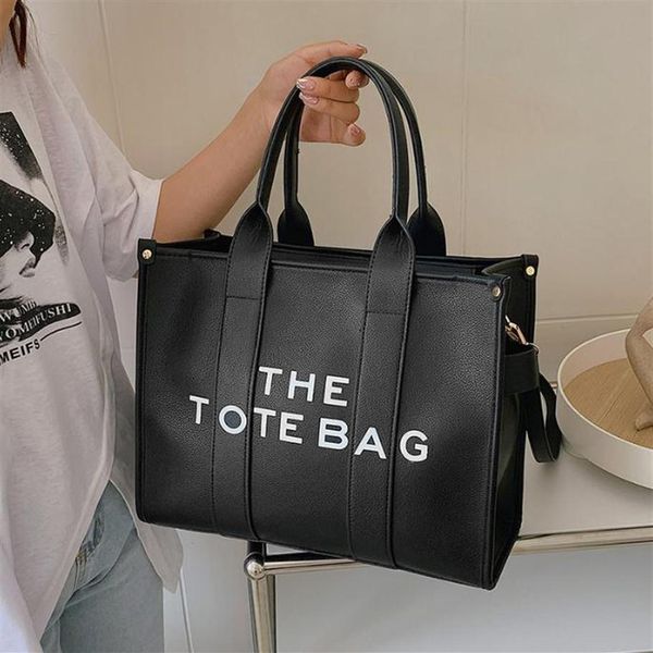 

marc new women tote bag letter pu leather bag handbag diagonal bag295y, Black;red