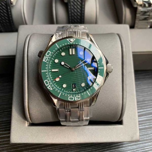 

aaa watch ceramic bezel luxury business brand watch sea 007 master james bond men's watches, Slivery;golden