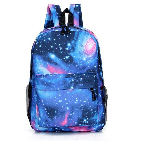 

canvas teenager school bag book campus backpack star sky printed mochila space backpack school star sky print backpack248l